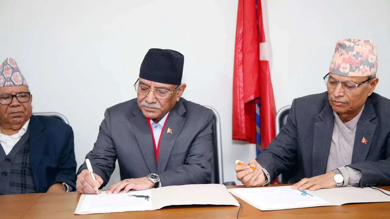 एमाले छाडेर सबै यता आउँछन् भन्ने प्रचण्डको दाबी