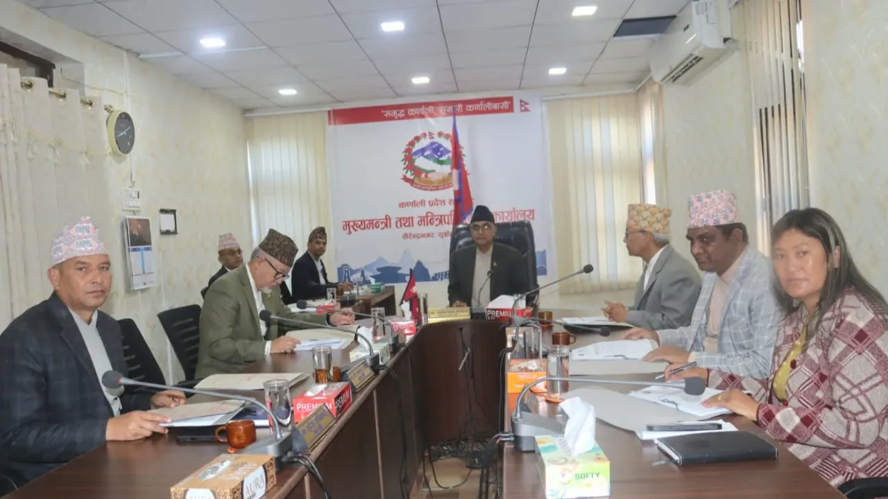 कर्णाली प्रदेशमा मन्त्रालयको संख्या घटाइयो