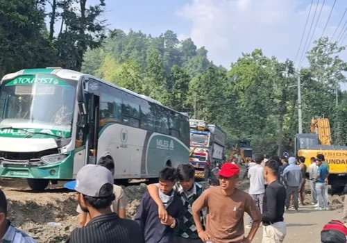 दाउन्नेमा सवारी जाम, वैकल्पिक सडक प्रयोग गर्न अनुरोध