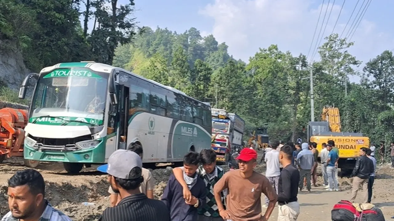 दाउन्नेमा सवारी जाम, वैकल्पिक सडक प्रयोग गर्न अनुरोध