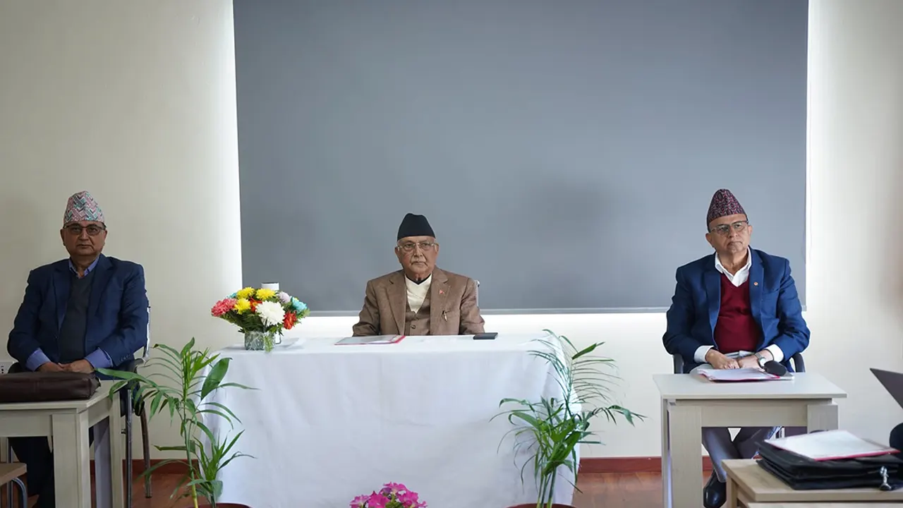 जेनजी आन्दोलनपछि पहिलोपटक च्यासलमा एमाले सचिवालय बैठक