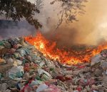 फोहर व्यवस्थापन केन्द्रमा आगलागी हुँदा लाखौँको क्षति