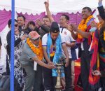 हर्क साम्पाङको काठमाडौंमा पहिलो सभा