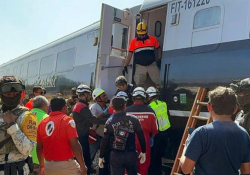 मेक्सिकोको रेल दुर्घटनामा १३ को मृत्यु