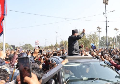नेपालगञ्जमा बालेन शाह
