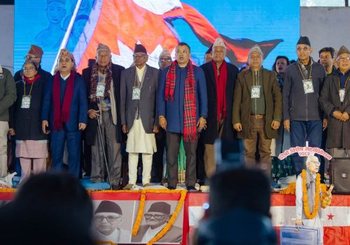 कांग्रेस विशेष महाधिवेशनमा नयाँ नेतृत्वका लागि भृकुटीमण्डपमा निर्वाचन प्रक्रिया सुरु