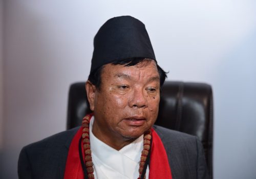 महावीर पुनको चुनाव चिह्न त्रिभुज