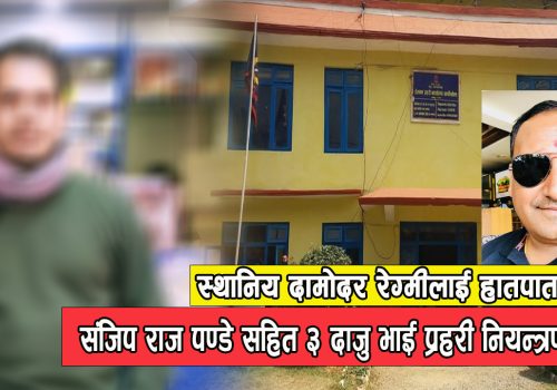 सडक विस्तारकाे इगाे स्थानिय माथि आक्रमण, संजिपराज पाण्डे सहित ३ दाजु भाई प्रहरी प्रहरी नियन्त्रणमा