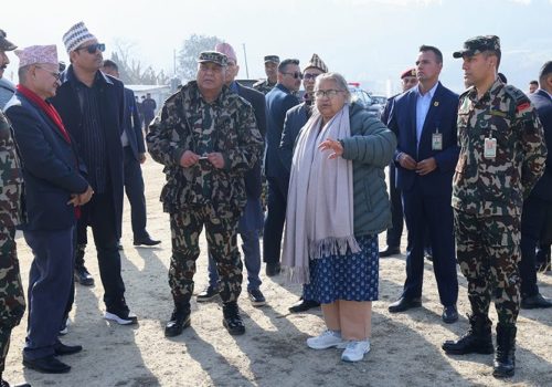 प्रधानमन्त्रीद्धारा काठमाडौं–तराई द्रुतमार्ग निरीक्षण