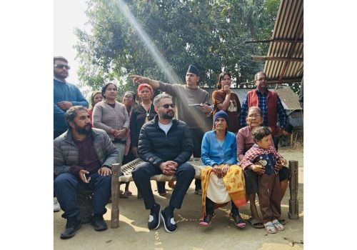 बालेन शाहले झापाका सुकुम्वासी बस्तीबाट थाले दोस्रो चरणको घरदैलो अभियान
