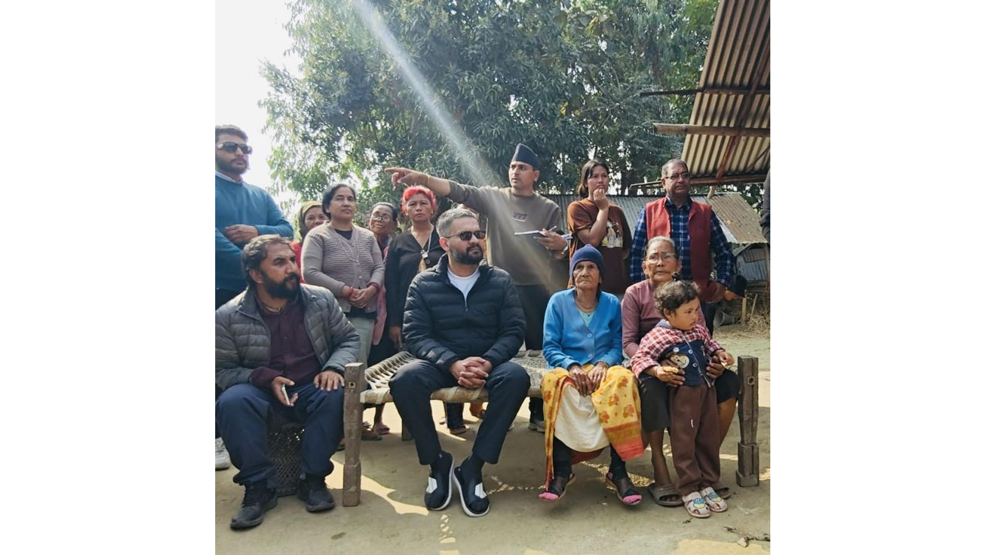 बालेन शाहले झापाका सुकुम्वासी बस्तीबाट थाले दोस्रो चरणको घरदैलो अभियान