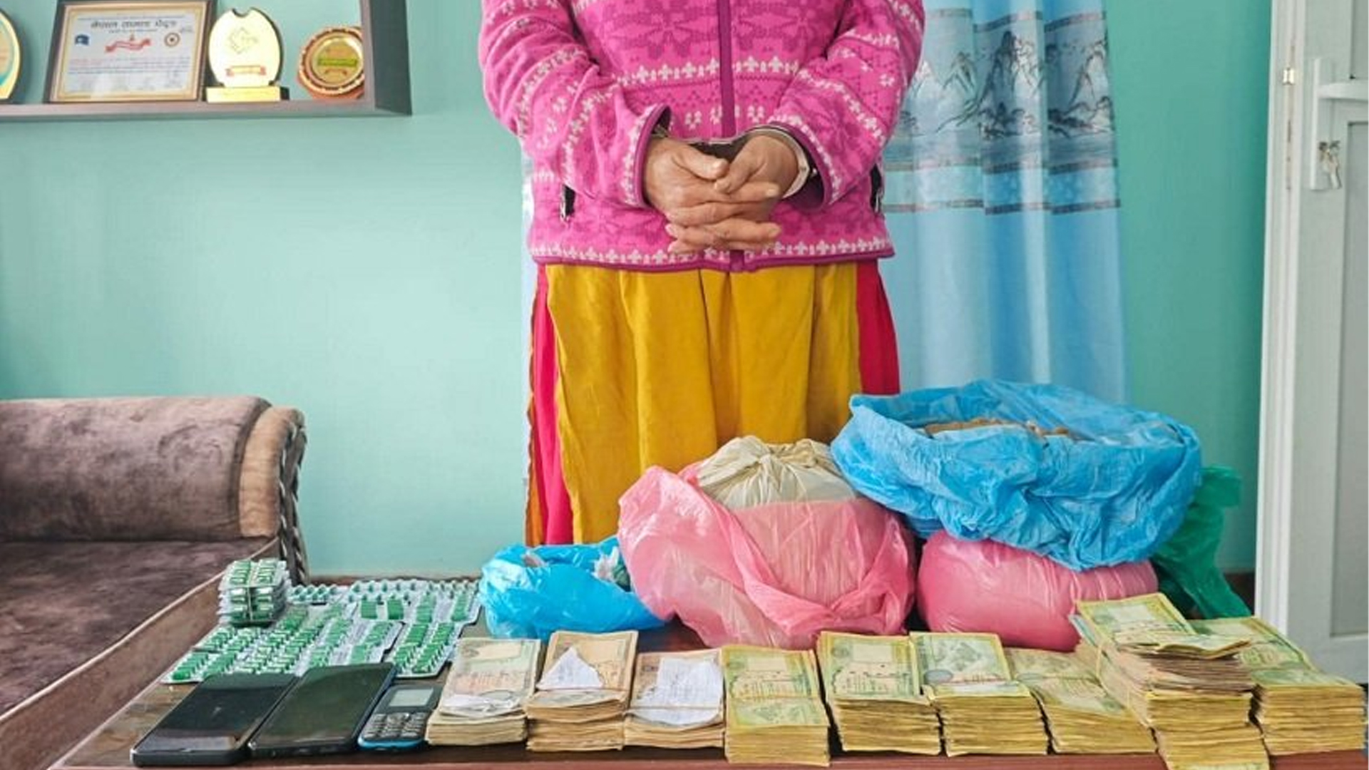 काठमाडौँबाट लागुऔषधसहित एक महिला पक्राउ