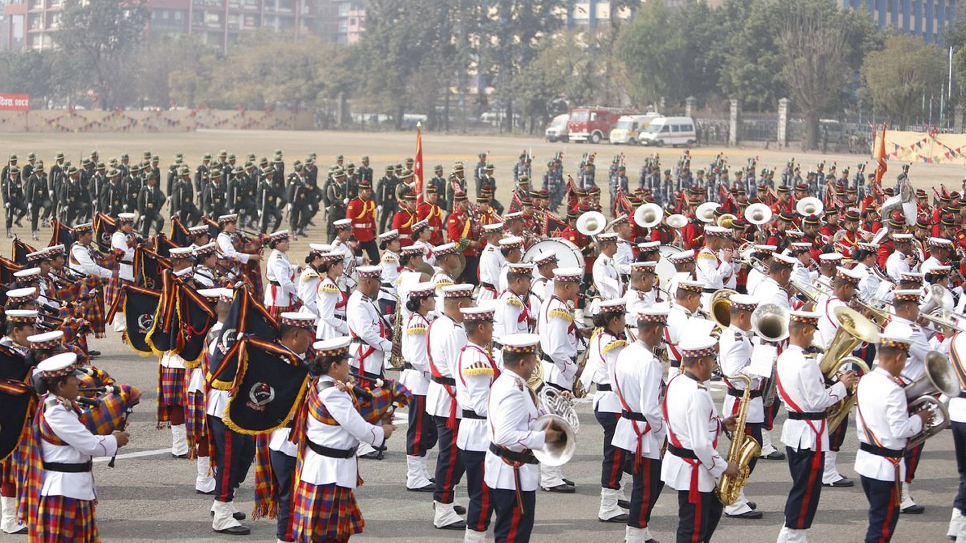 Democracy Day is being celebrated in Tundikhel today
