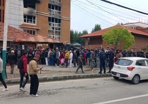 जिल्ला प्रशासन कार्यालय र जिल्ला अदालत को सुरक्षा व्यवस्था कडा