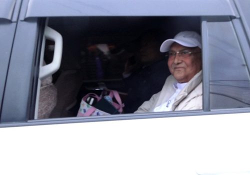 पूर्व प्रधानमन्त्री केपी शर्मा ओली पक्राउ