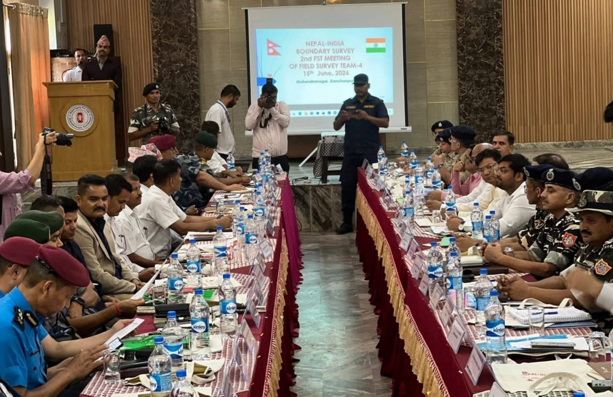 सिमा विवादको विषयमा छलफल गर्न भारतीय टोलि र नेपाली टोली कंचन्पुरमा