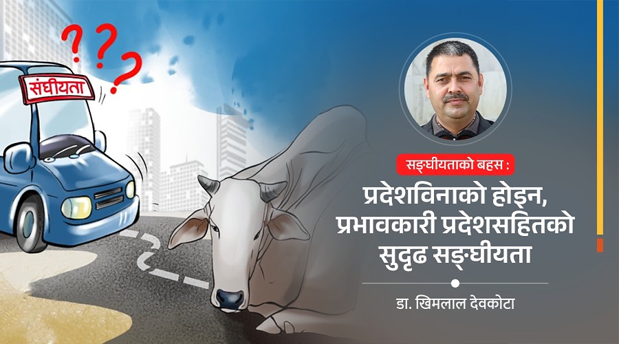 प्रदेश विनाको सङ्घीयता सम्भव छ त?