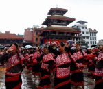 इन्द्रजात्राको विधिवत् सुरुवातसँगै वसन्तपुरमा देवी नाच प्रदर्शन