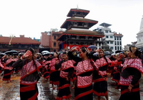 इन्द्रजात्राको विधिवत् सुरुवातसँगै वसन्तपुरमा देवी नाच प्रदर्शन