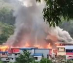 ताप्लेजुङको दोभानमा भीषण आगलागी, करिब १० घर जले