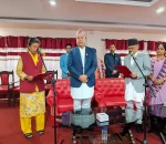 नवनियुक्त मन्त्री आलेमगरले लिइन् शपथ