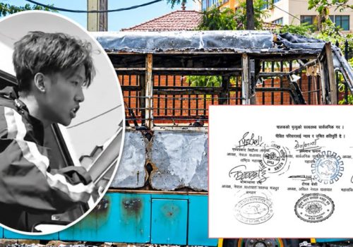 त्रिपुरेश्वर बस आत्मदाह घटनामा छानबिन र क्षतिपूर्तिको माग