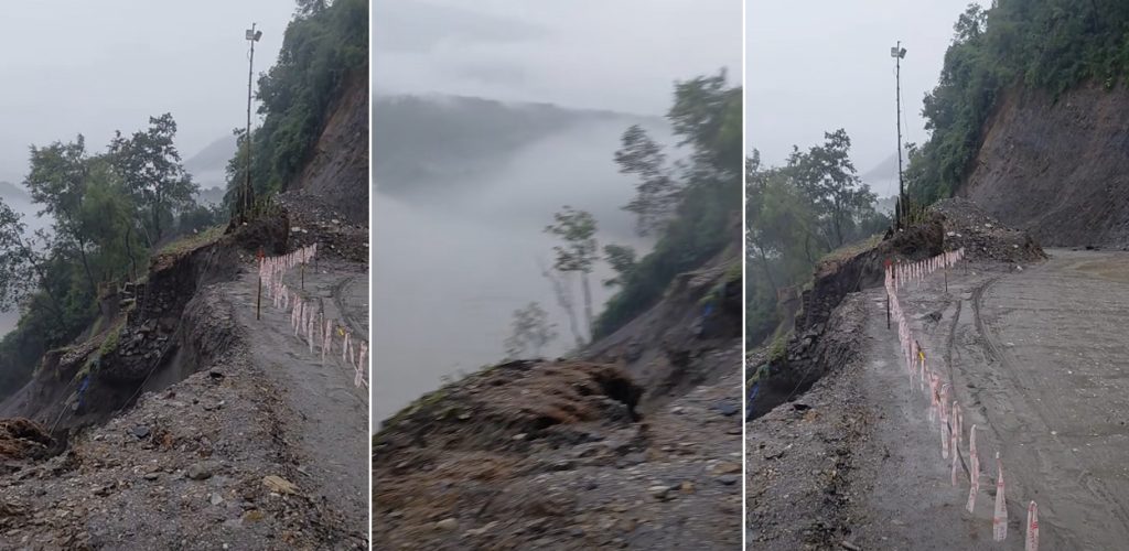 पृथ्वी राजमार्गका सात ठाउँमा पहिरो, दुई स्थानमा सडक पूर्ण अवरुद्ध