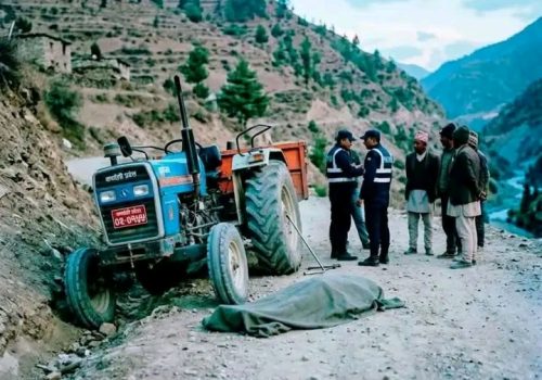 हुम्लामा ट्याक्टर दुर्घटना हुँदा सहचालकको मृत्यु