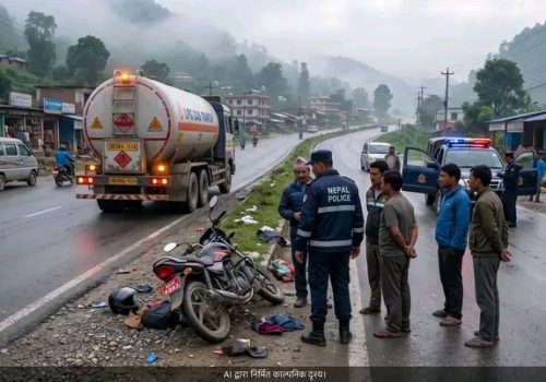 बनेपामा भारतीय ग्यास बुलेटको ठक्करबाट ९ वर्षीय बालकको मृत्यु, आमाबुबा घाइते