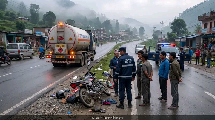 बनेपामा भारतीय ग्यास बुलेटको ठक्करबाट ९ वर्षीय बालकको मृत्यु, आमाबुबा घाइते