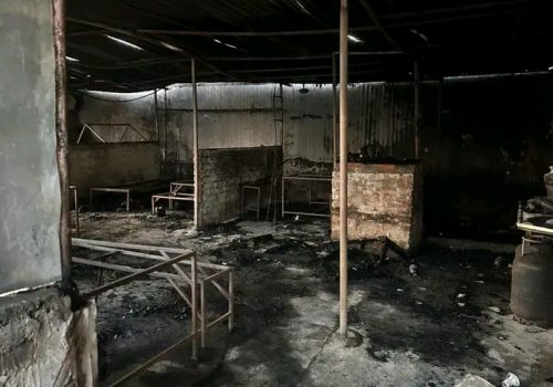 बिर्तामोडको ग्यारेजमा आगलागी हुँदा वृद्धको मृत्यु