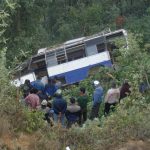 पोखरामा विद्यार्थी बोकेको बस दुर्घटना, पाँच जनाको मृत्यु
