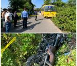 नवलपुरमा स्कुल बस र मोटरसाइकल ठोक्किँदा २६ वर्षीय युवकको मृत्यु