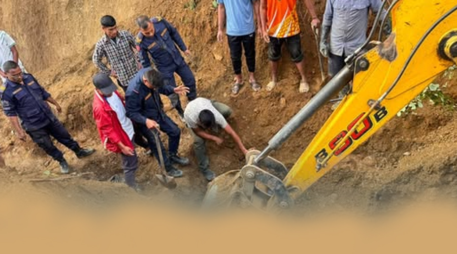 बागलुङमा माटोको ढिस्कोले पुरिएर दुई मजदुरको मृत्यु, एक गम्भीर घाइते
