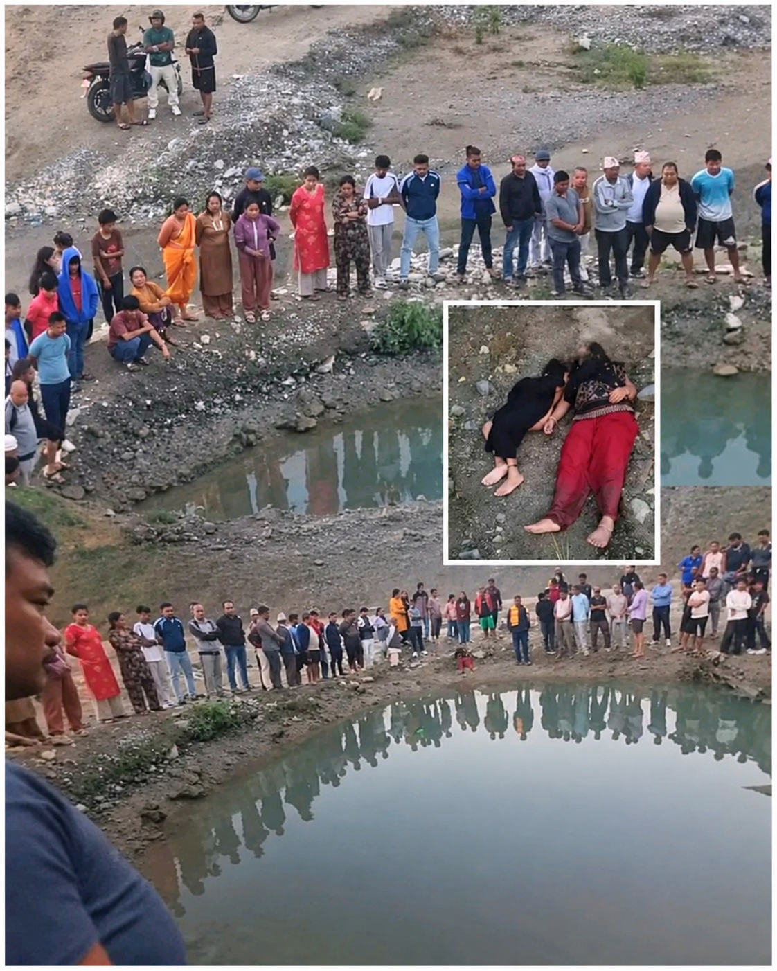 सिन्धुलीमा क्रसरको पानी पोखरीमा डुबेर आमा–छोरीको मृत्यु
