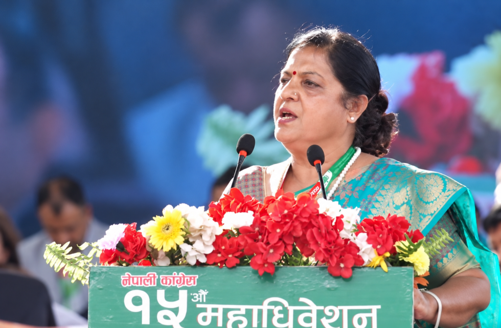 कांग्रेस महाधिवेशन आत्मसुधार र पुनर्जागरणको थलो बन्नुपर्छ : पुष्पा भुसाल