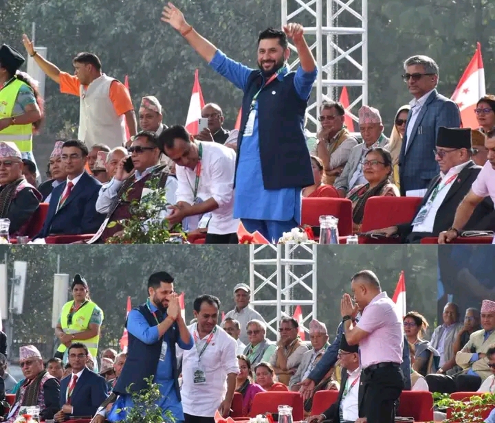 कांग्रेस महाधिवेशनमा सहभागी हुन खुलामञ्च पुगे रवि लामिछाने