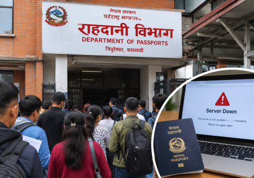 राहदानी विभागको सर्भर डाउन, कर्मचारी भन्छन्– ‘इन्टरनेटमा समस्या देखियो