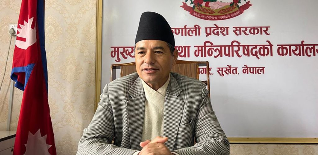 कर्णालीका मुख्यमन्त्री शाहीसँग १० तोला सुन, १० तोला चाँदी र ९३ रोपनी जग्गा