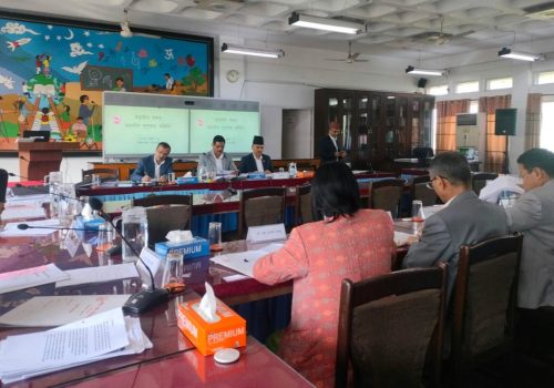 संसदीय सुनुवाइ समितिमा नेपाली भाषामा बोल्न सभापति श्रेष्ठको रुलिङ
